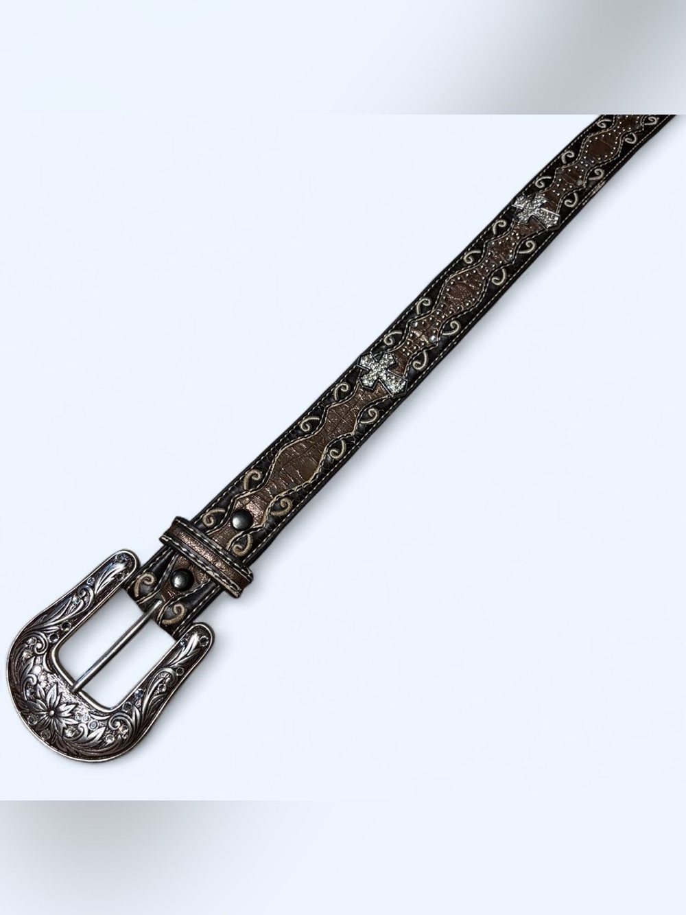 Y2K Grunge Western Rhinestone Belt!